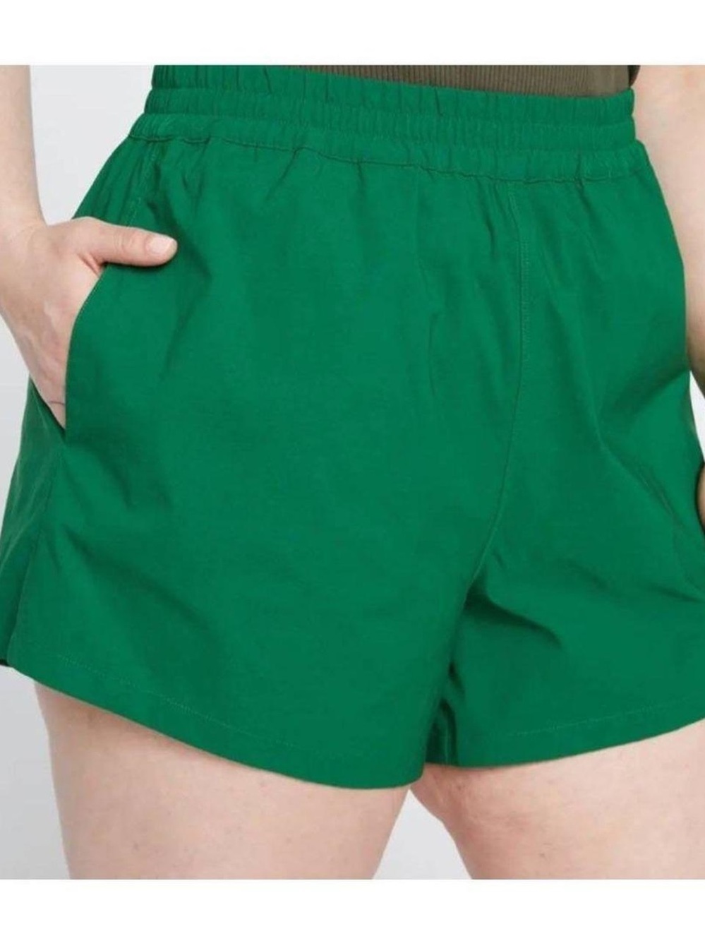 Universal Standard Sunny Swim Green Women's Shorts- 18/20